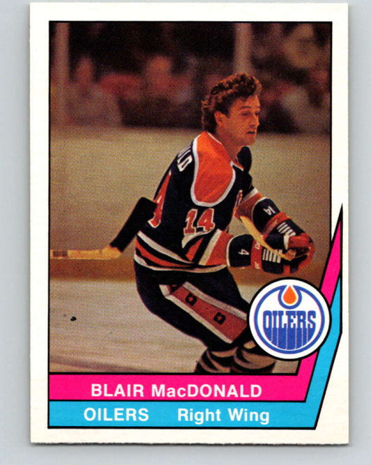 1977-78 WHA O-Pee-Chee #16 Blair MacDonald  Edmonton Oilers  V7830