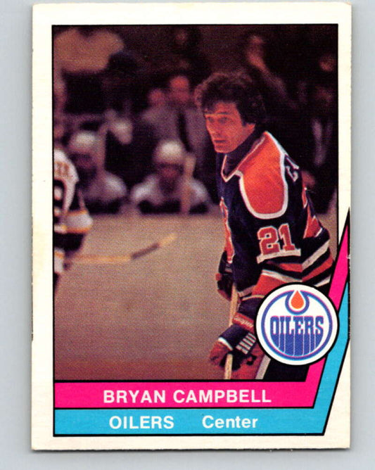 1977-78 WHA O-Pee-Chee #22 Bryan Campbell  Edmonton Oilers  V7840