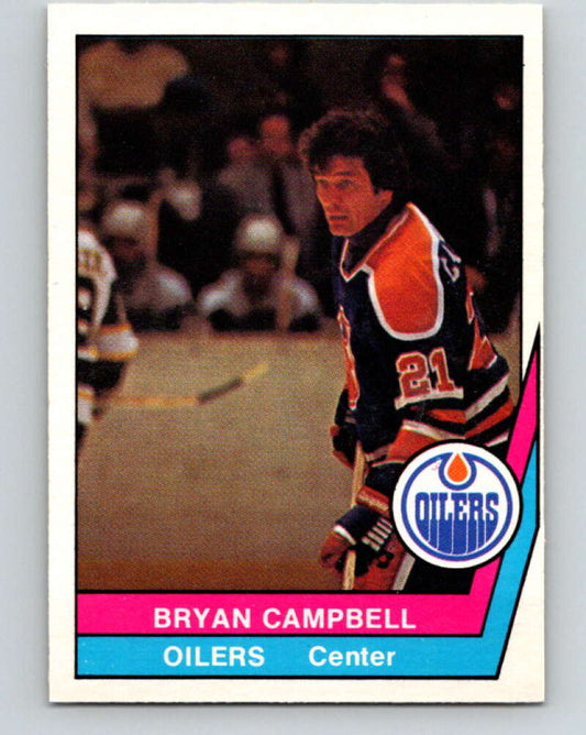 1977-78 WHA O-Pee-Chee #22 Bryan Campbell  Edmonton Oilers  V7841