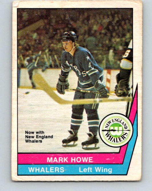 1977-78 WHA O-Pee-Chee #25 Mark Howe  New England Whalers  V7845