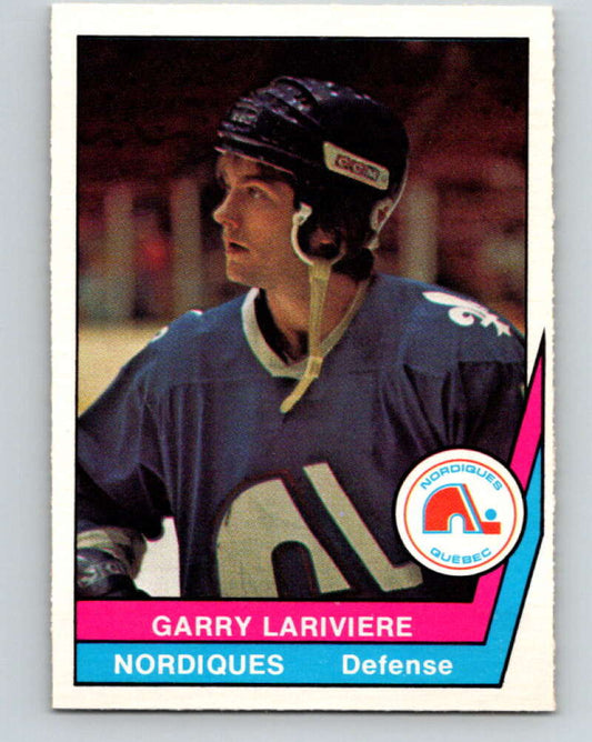 1977-78 WHA O-Pee-Chee #26 Garry Lariviere  RC Rookie Quebec Nordiques  V7848