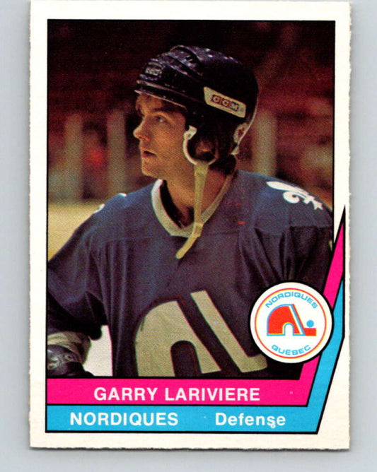 1977-78 WHA O-Pee-Chee #26 Garry Lariviere  RC Rookie Quebec Nordiques  V7849