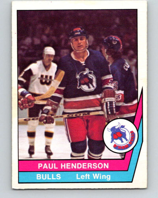 1977-78 WHA O-Pee-Chee #31 Paul Henderson  Birmingham Bulls  V7857
