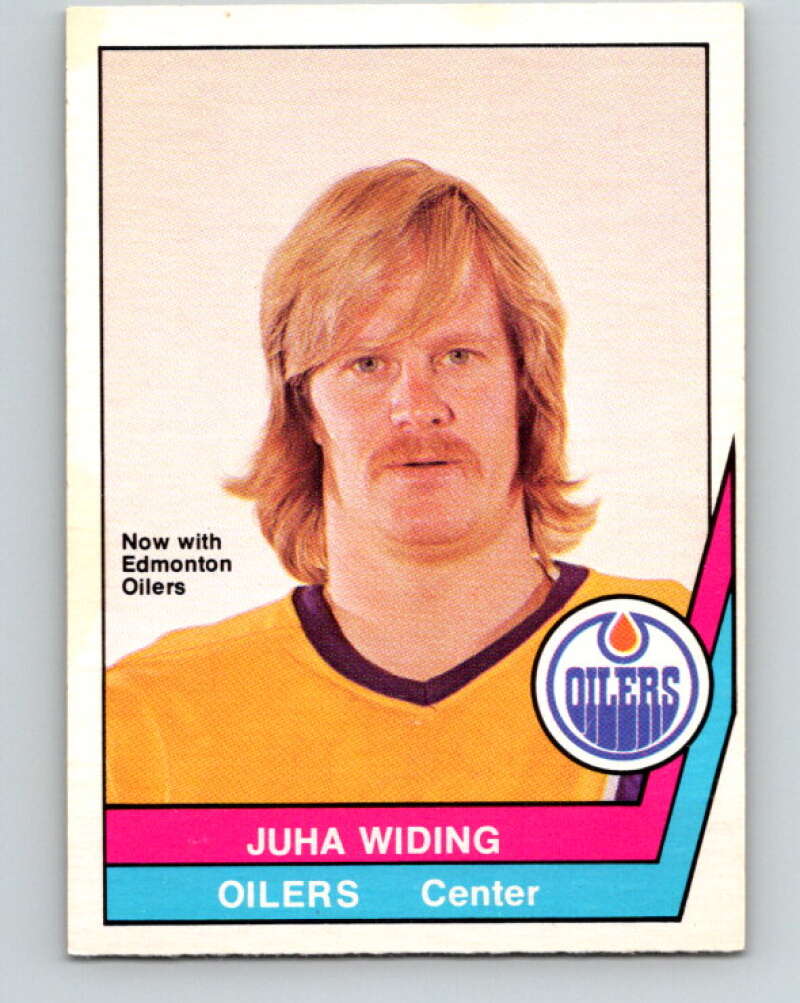 1977-78 WHA O-Pee-Chee #33 Juha Widing  Edmonton Oilers  V7862