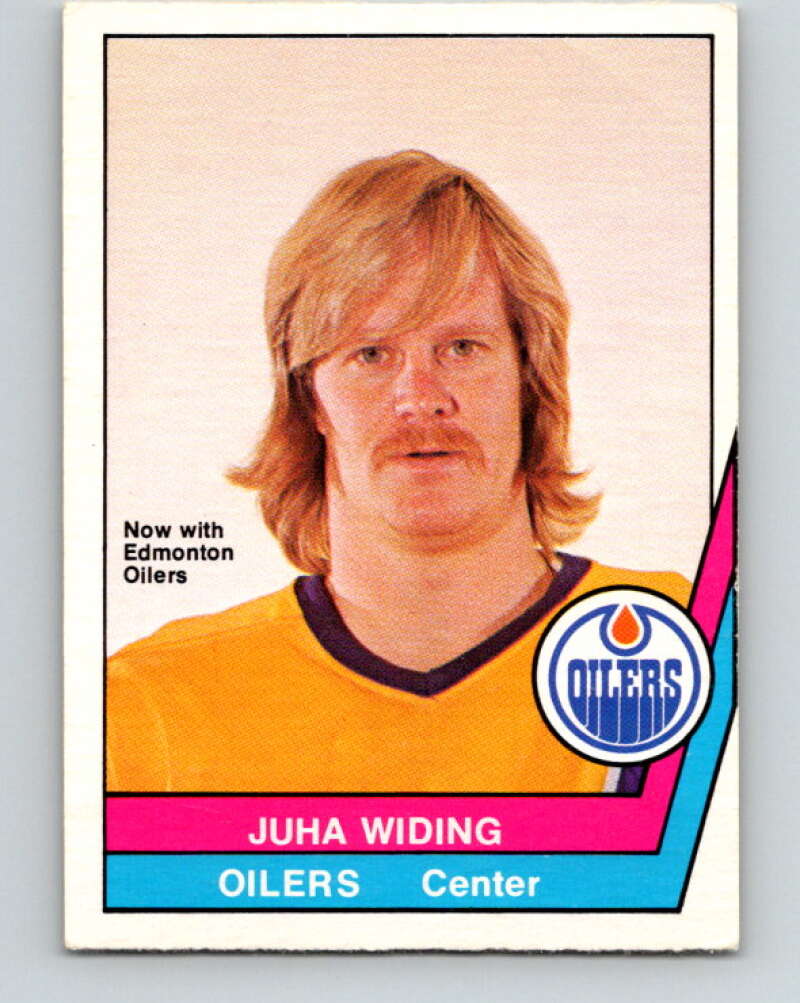 1977-78 WHA O-Pee-Chee #33 Juha Widing  Edmonton Oilers  V7863