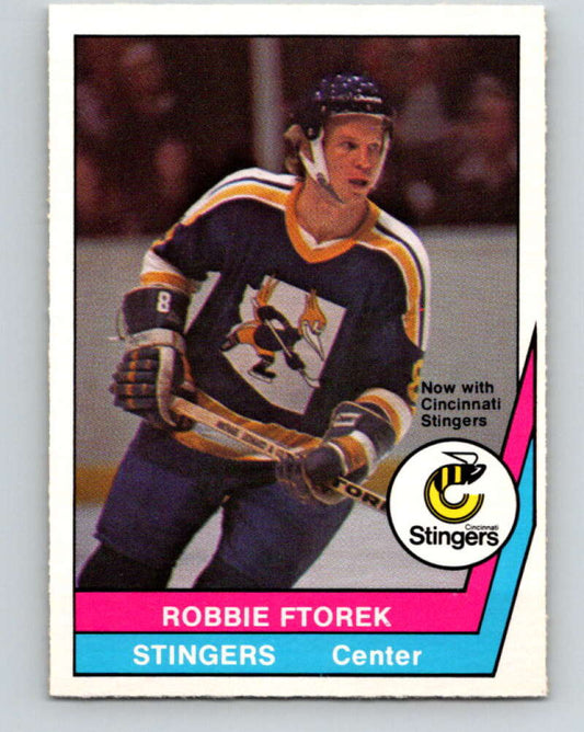 1977-78 WHA O-Pee-Chee #35 Robbie Ftorek  Cincinnati Stingers  V7866