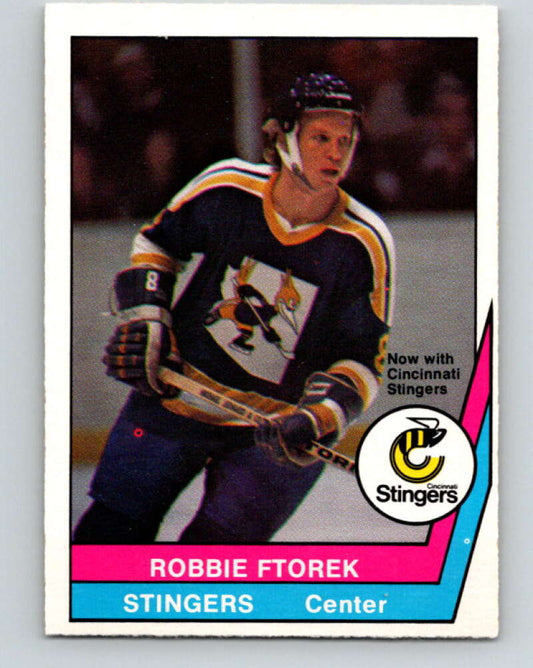 1977-78 WHA O-Pee-Chee #35 Robbie Ftorek  Cincinnati Stingers  V7867