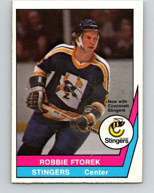 1977-78 WHA O-Pee-Chee #35 Robbie Ftorek  Cincinnati Stingers  V7868