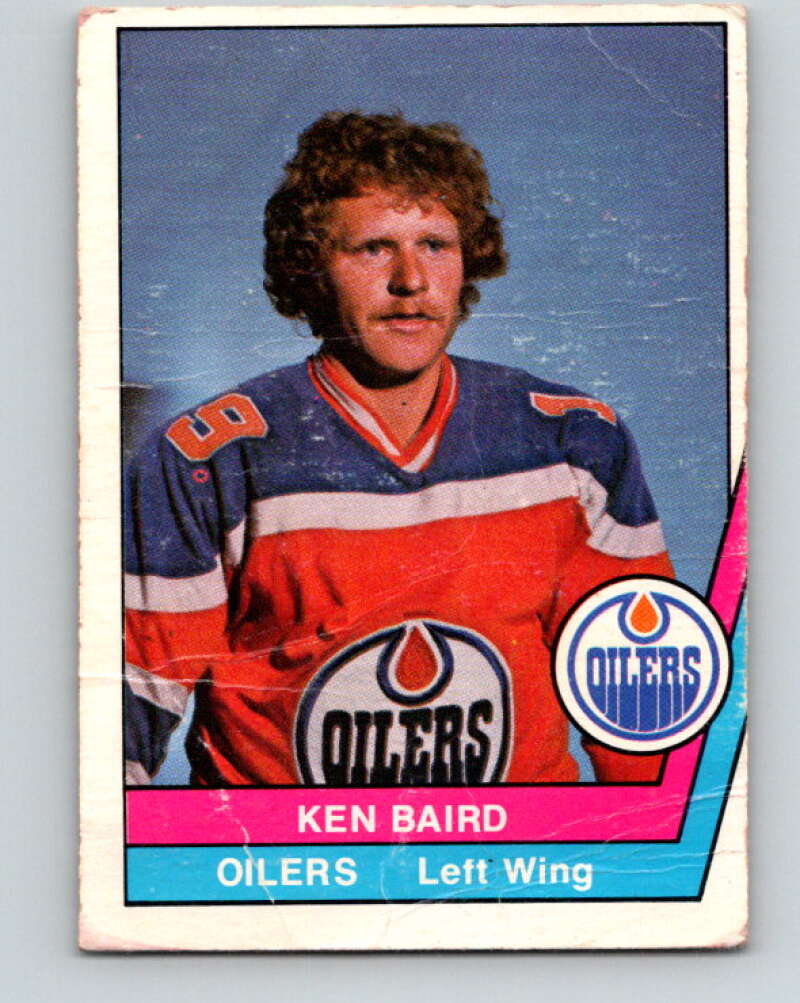 1977-78 WHA O-Pee-Chee #46 Ken Baird  Edmonton Oilers  V7884