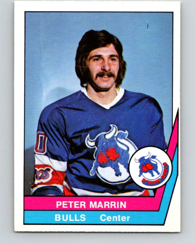 1977-78 WHA O-Pee-Chee #51 Peter Marrin  Birmingham Bulls  V7895