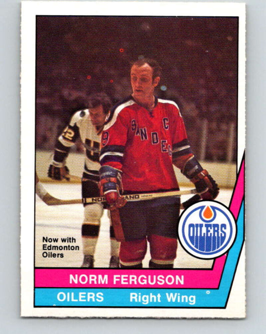 1977-78 WHA O-Pee-Chee #52 Norm Ferguson  Edmonton Oilers  V7897