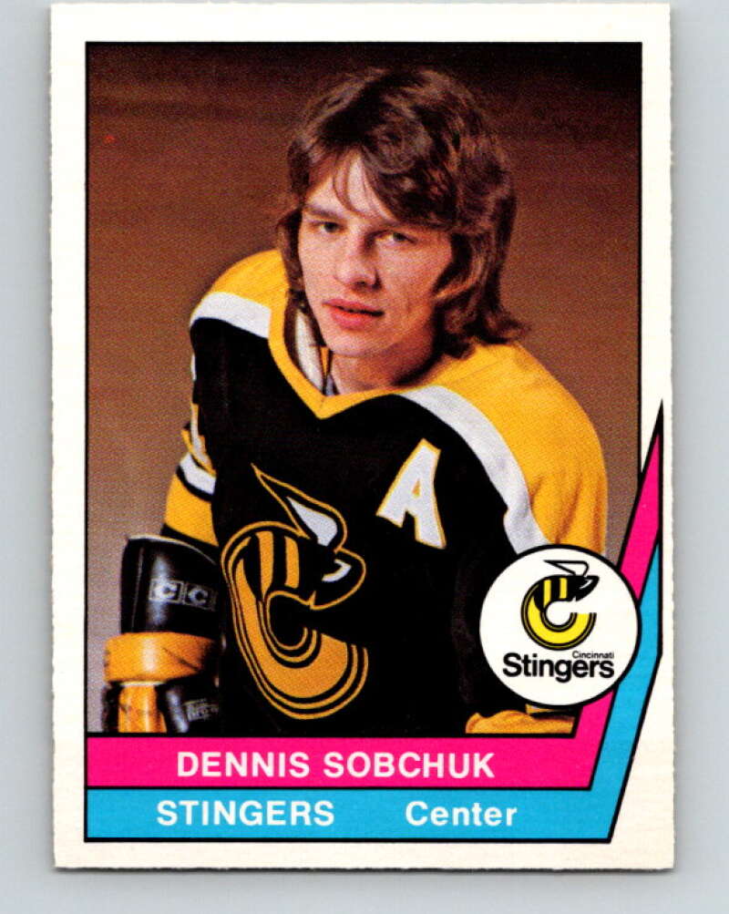 1977-78 WHA O-Pee-Chee #53 Dennis Sobchuk  Cincinnati Stingers  V7899