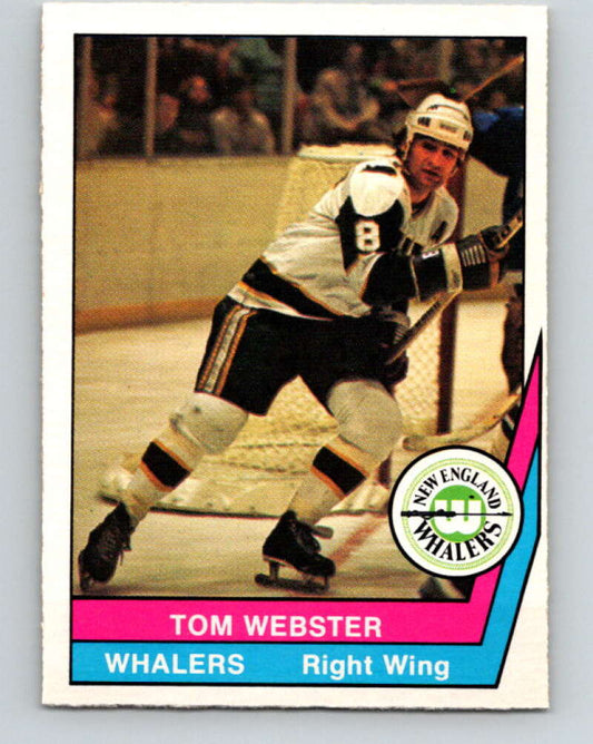1977-78 WHA O-Pee-Chee #55 Tom Webster  New England Whalers  V7903