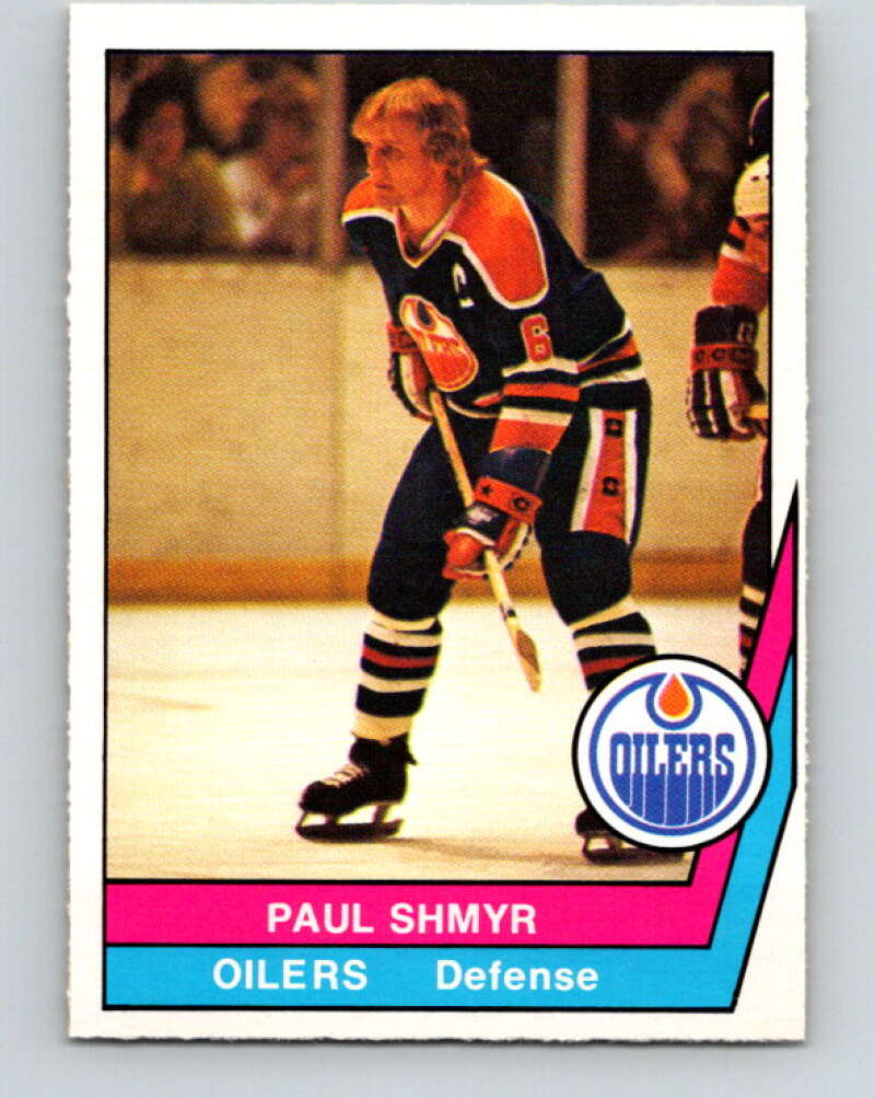 1977-78 WHA O-Pee-Chee #59 Paul Shmyr  Edmonton Oilers  V7910
