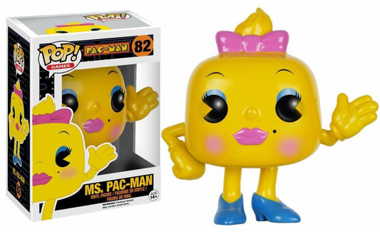 Funko Pop - 82 Games Pac-Man - Ms. Pac-Man Vinyl Figure *VAULTED