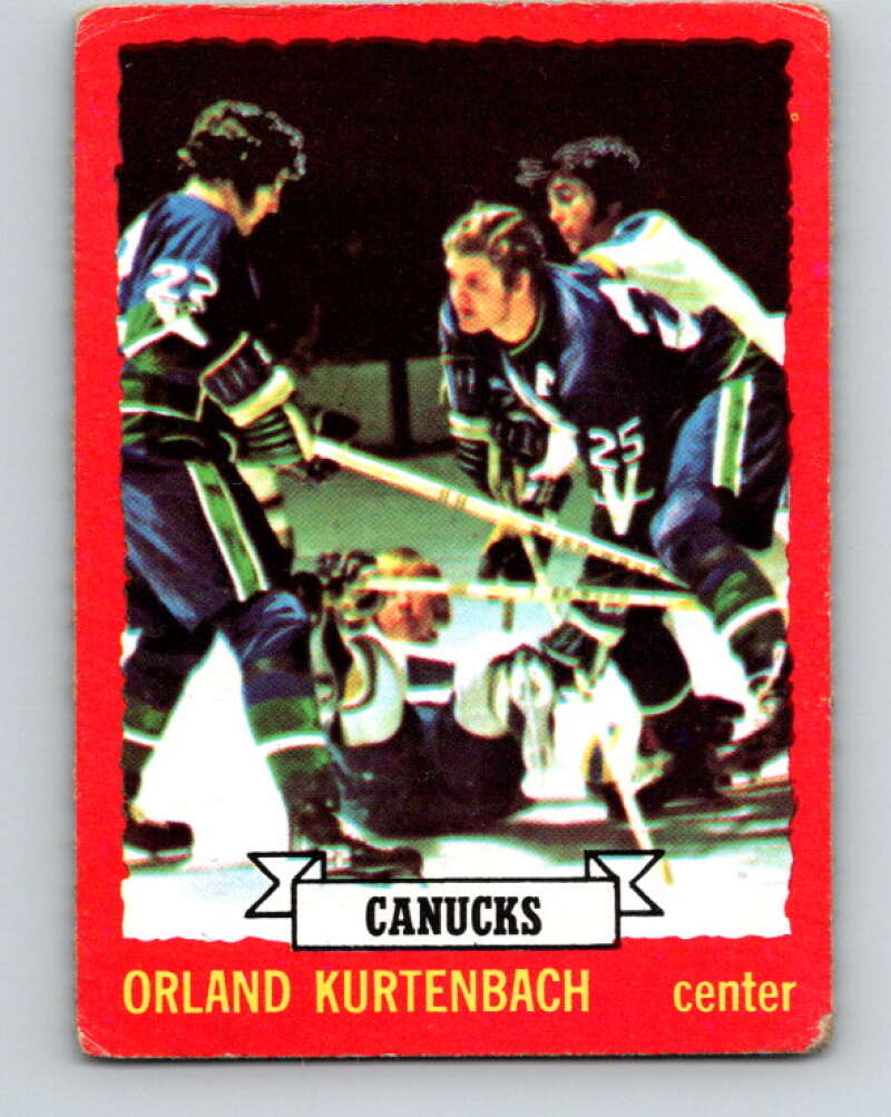 1973-74 O-Pee-Chee #4 Orland Kurtenbach  Vancouver Canucks  V7931