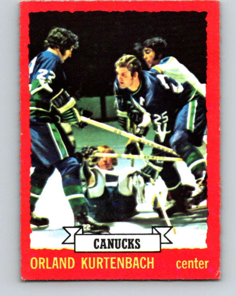 1973-74 O-Pee-Chee #4 Orland Kurtenbach  Vancouver Canucks  V7932