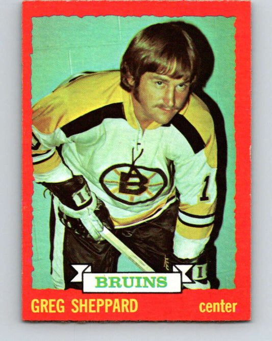 1973-74 O-Pee-Chee #8 Gregg Sheppard  Boston Bruins  V7947