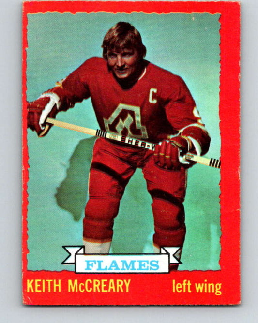 1973-74 O-Pee-Chee #13 Keith McCreary  Atlanta Flames  V7968
