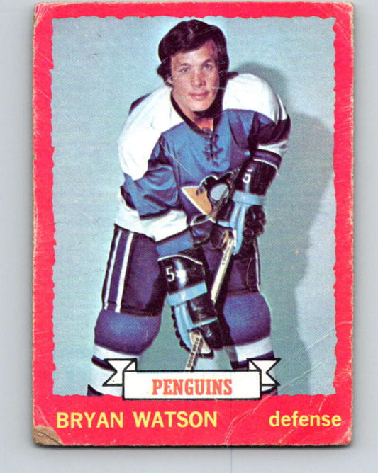 1973-74 O-Pee-Chee #14 Bryan Watson  Pittsburgh Penguins  V7971