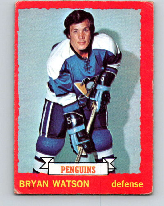 1973-74 O-Pee-Chee #14 Bryan Watson  Pittsburgh Penguins  V7974
