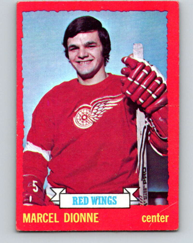 1973-74 O-Pee-Chee #17 Marcel Dionne  Detroit Red Wings  V7984