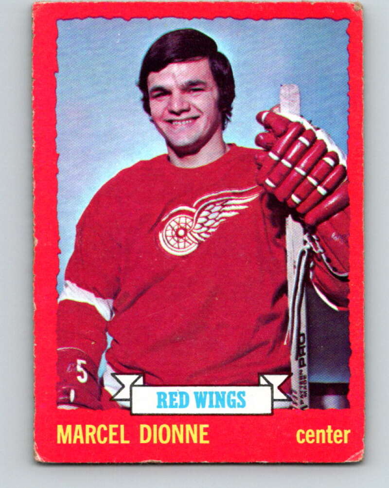 1973-74 O-Pee-Chee #17 Marcel Dionne  Detroit Red Wings  V7986