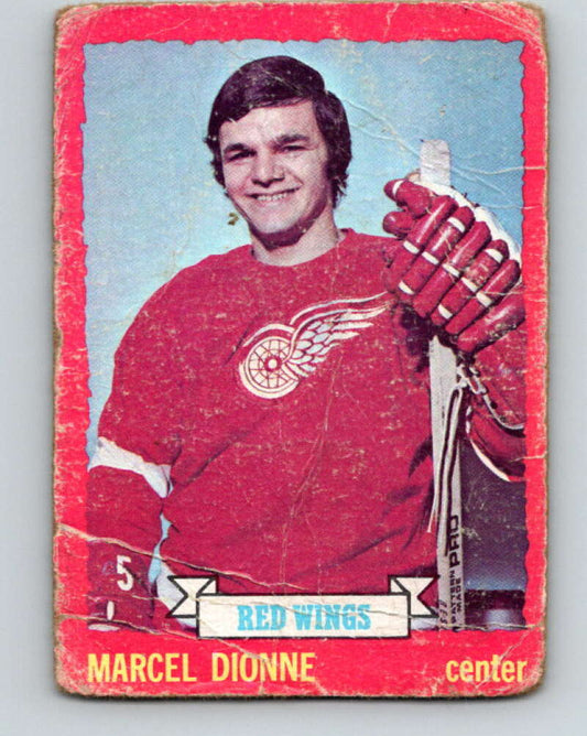 1973-74 O-Pee-Chee #17 Marcel Dionne  Detroit Red Wings  V7987