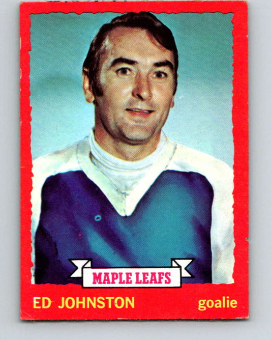 1973-74 O-Pee-Chee #23 Ed Johnston  Toronto Maple Leafs  V8010