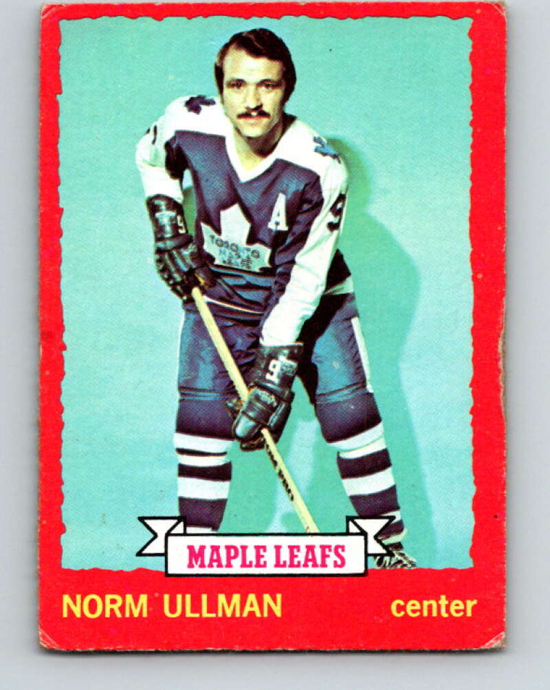 1973-74 O-Pee-Chee #27 Norm Ullman  Toronto Maple Leafs  V8028