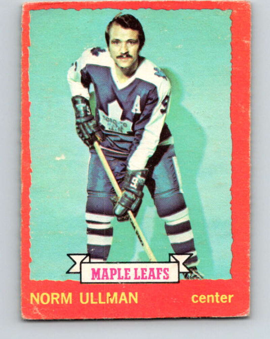 1973-74 O-Pee-Chee #27 Norm Ullman  Toronto Maple Leafs  V8029