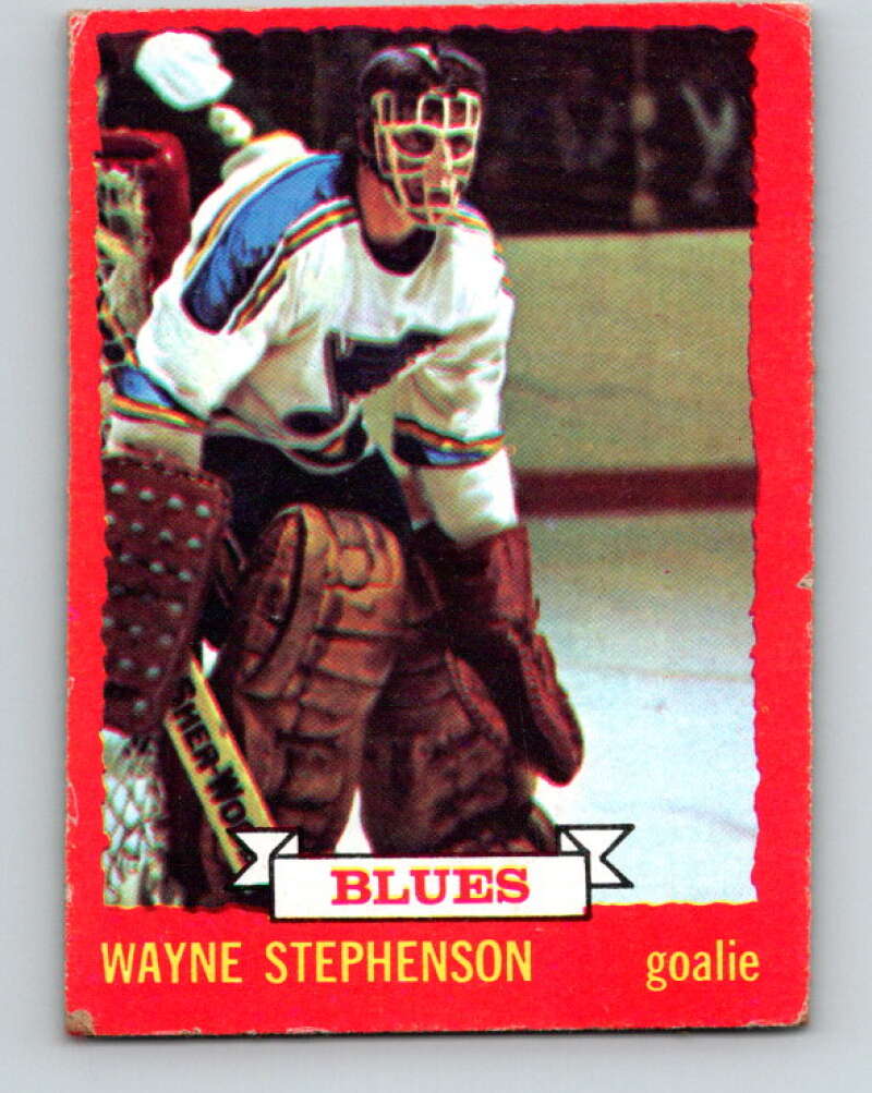 1973-74 O-Pee-Chee #31 Wayne Stephenson  St. Louis Blues  V8050