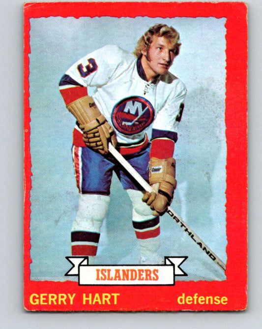 1973-74 O-Pee-Chee #34 Gerry Hart  New York Islanders  V8063