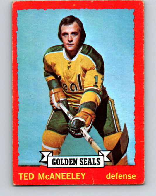 1973-74 O-Pee-Chee #37 Ted McAneeley  California Golden Seals  V8069