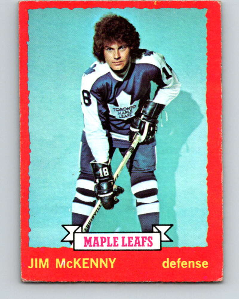 1973-74 O-Pee-Chee #39 Jim McKenny  Toronto Maple Leafs  V8074