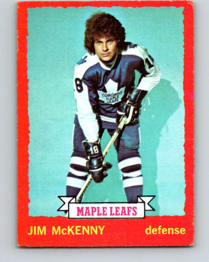 1973-74 O-Pee-Chee #39 Jim McKenny  Toronto Maple Leafs  V8080