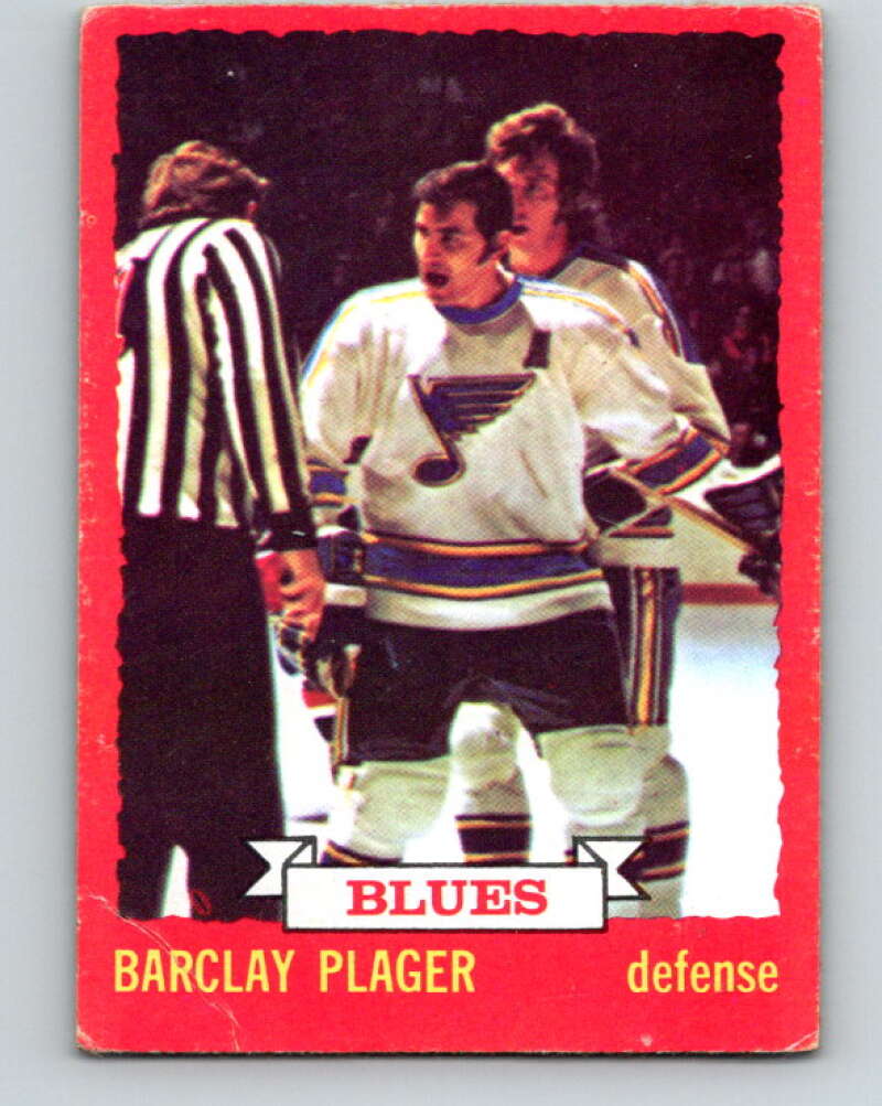 1973-74 O-Pee-Chee #47 Barclay Plager  St. Louis Blues  V8116