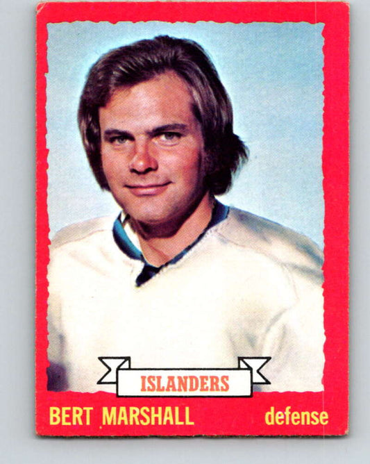 1973-74 O-Pee-Chee #51 Bert Marshall  New York Islanders  V8132