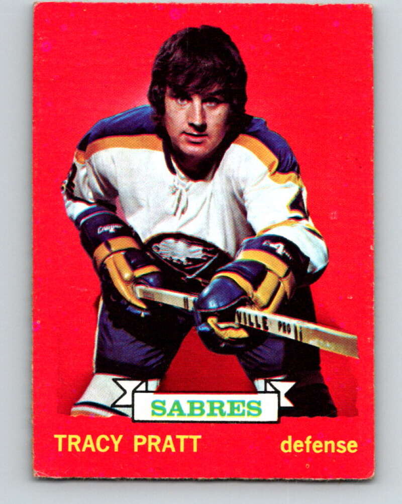 1973-74 O-Pee-Chee #54 Tracy Pratt  Buffalo Sabres  V8142