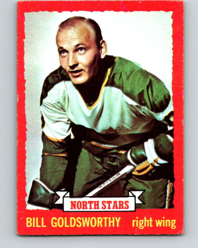 1973-74 O-Pee-Chee #62 Bill Goldsworthy  Minnesota North Stars  V8176