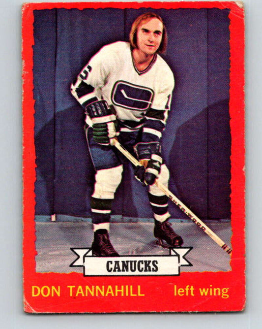 1973-74 O-Pee-Chee #69 Don Tannahill  Vancouver Canucks  V8205