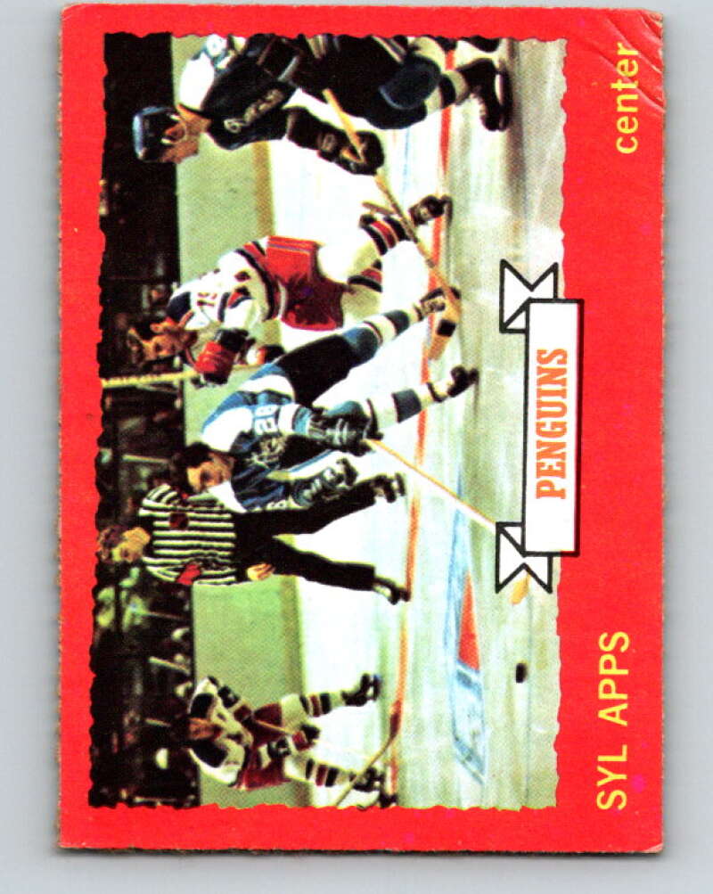 1973-74 O-Pee-Chee #76 Syl Apps Jr.  Pittsburgh Penguins  V8235