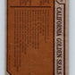 1973-74 O-Pee-Chee #95 Golden Seals Team  California Golden Seals  V8312
