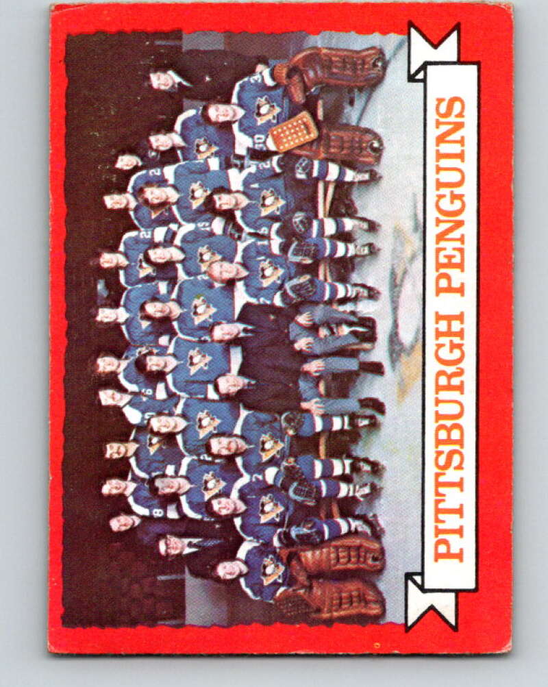 1973-74 O-Pee-Chee #104 Penguins Team  Pittsburgh Penguins  V8333