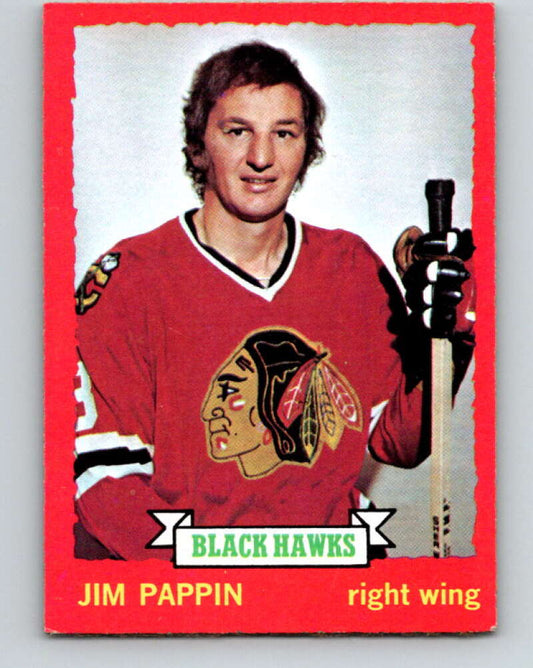 1973-74 O-Pee-Chee #112 Jim Pappin  Chicago Blackhawks  V8357