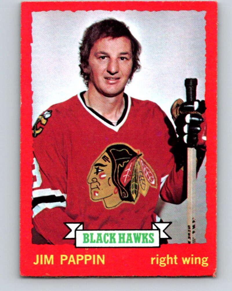 1973-74 O-Pee-Chee #112 Jim Pappin  Chicago Blackhawks  V8362