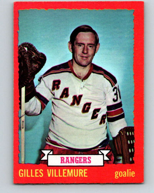 1973-74 O-Pee-Chee #119 Gilles Villemure  New York Rangers  V8383