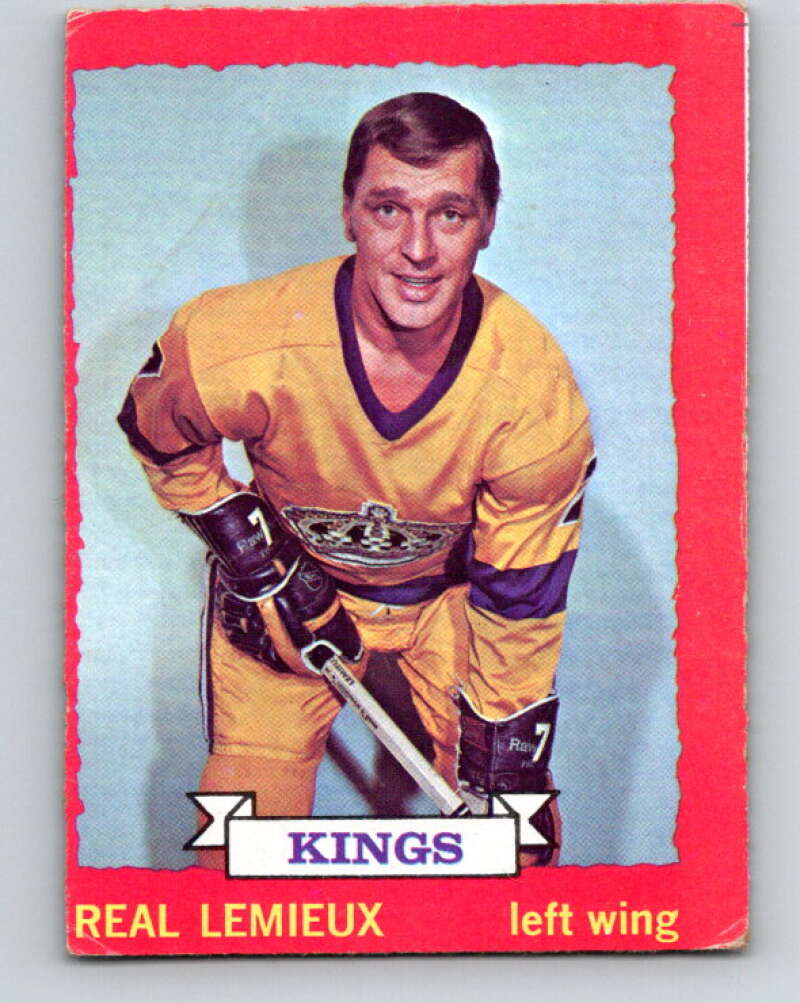 1973-74 O-Pee-Chee #122 Real Lemieux  Los Angeles Kings  V8398