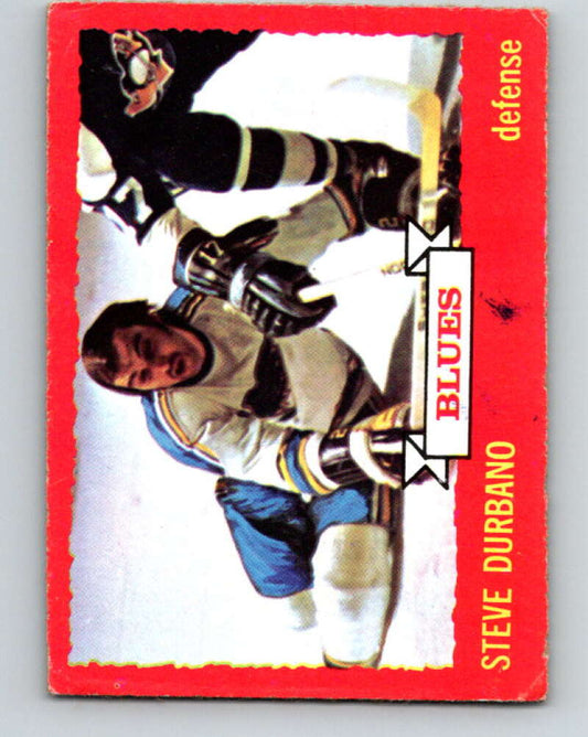 1973-74 O-Pee-Chee #124 Steve Durbano  RC Rookie St. Louis Blues  V8402