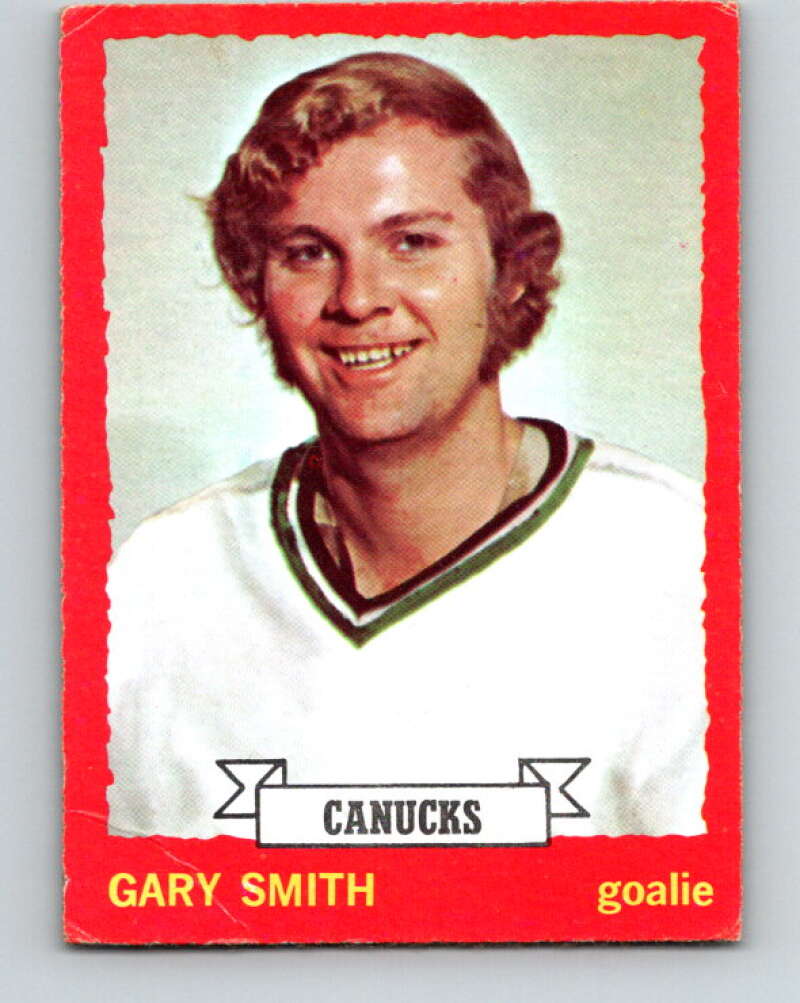 1973-74 O-Pee-Chee #126 Gary Smith  Vancouver Canucks  V8405